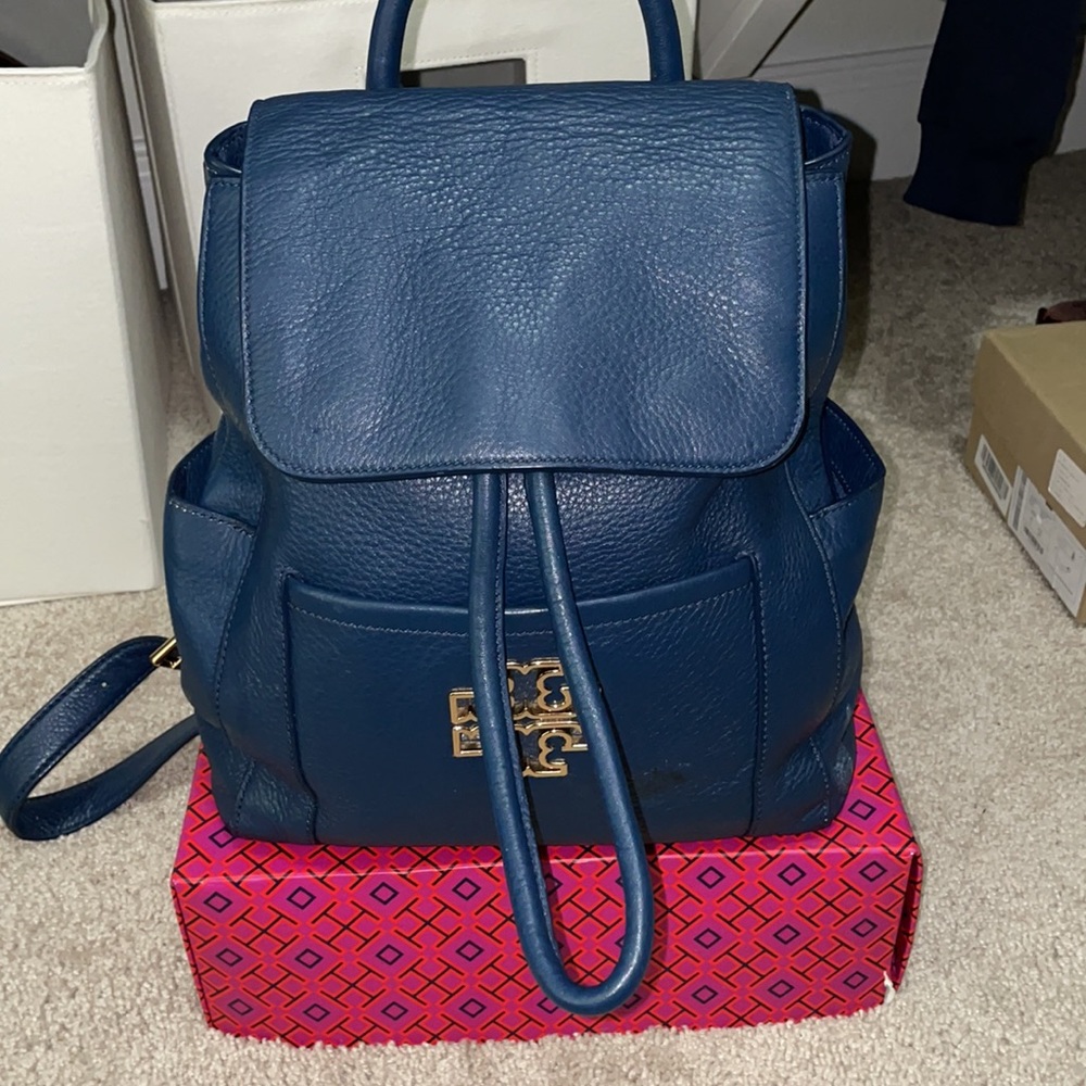Tory Burch navy back pack